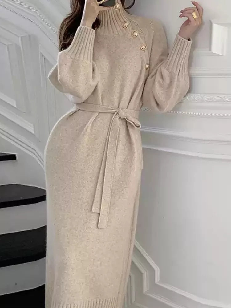 Stilla | Elegant Haute Couture Pullover i Blødt Strik med Lange Ærmer