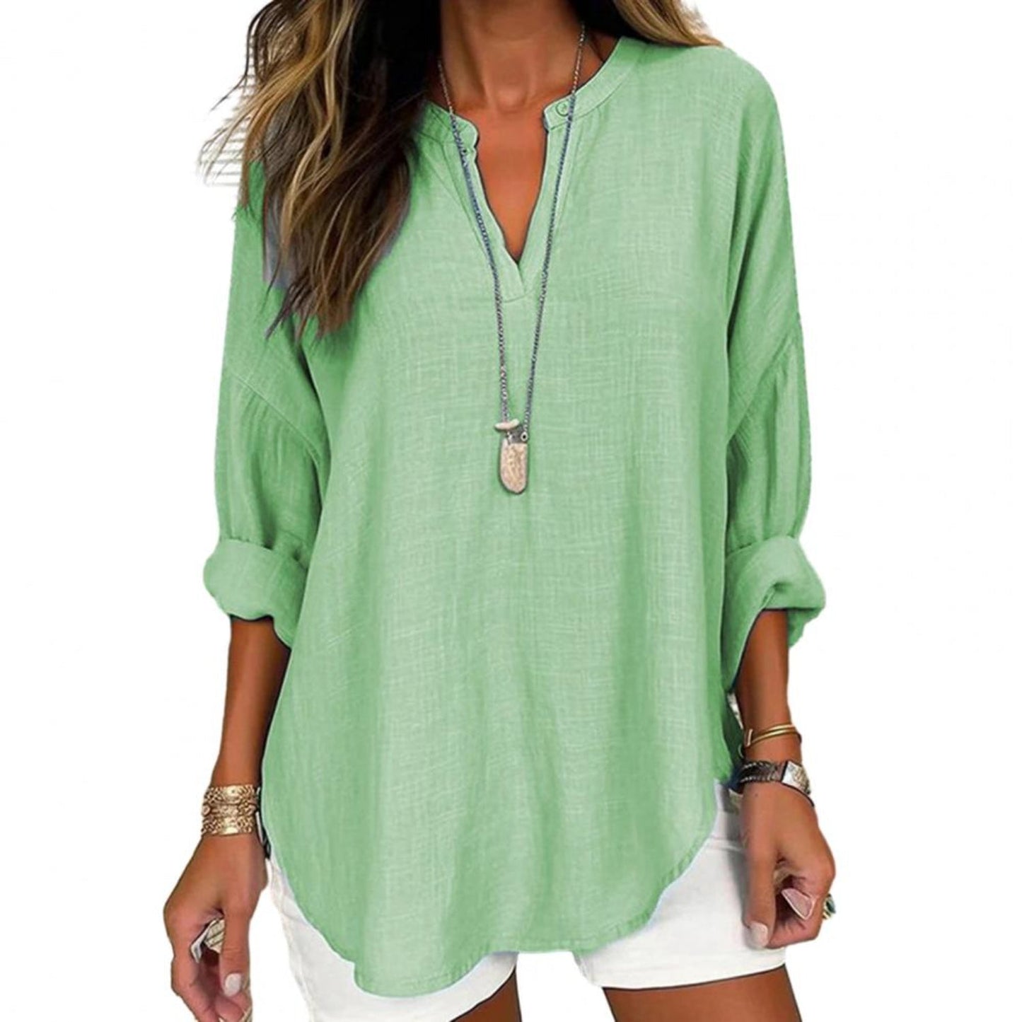 Stilla | Smart Linned Bluse