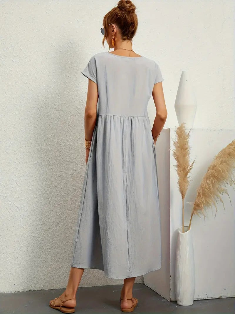 Stilla | Sommerkjole Med Solid Taske