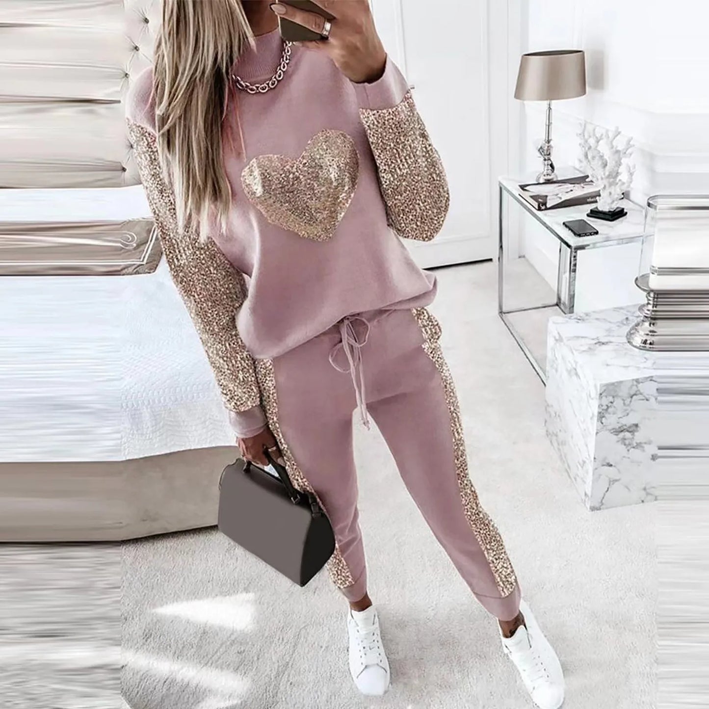 Stilla | Afslappet Efterår Moderne Loungewear Sæt Til Kvinder