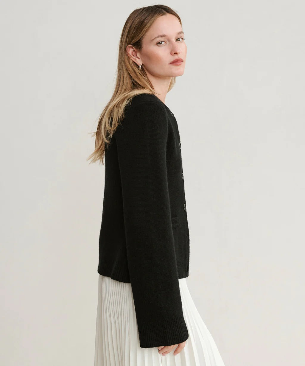 Stilla | Cardigan Alt-Sølv med Knapper