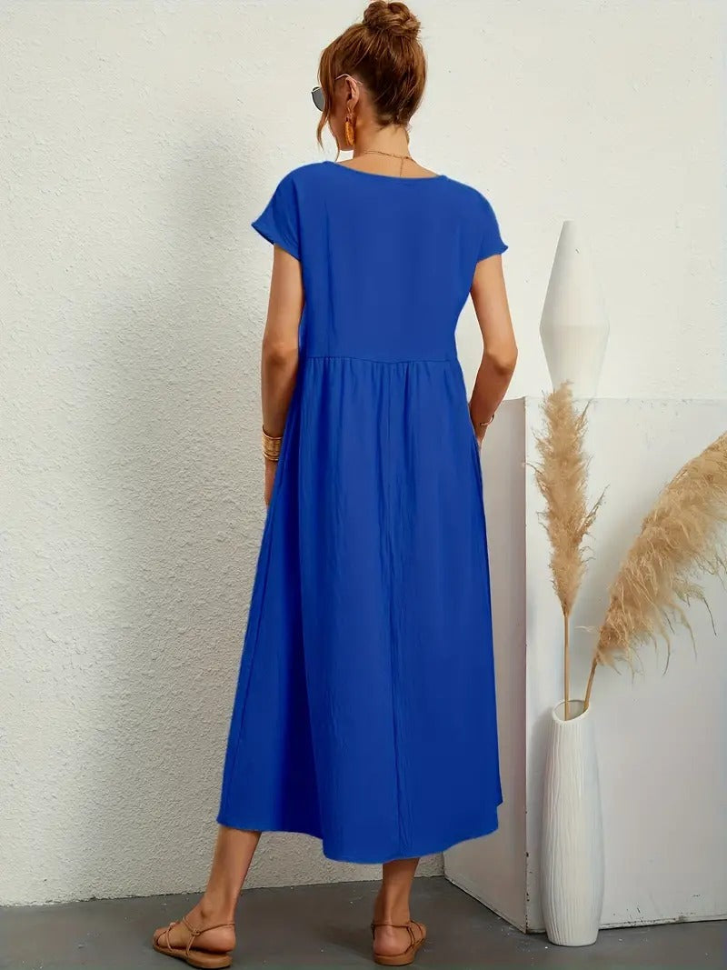 Stilla | Sommerkjole Med Solid Taske
