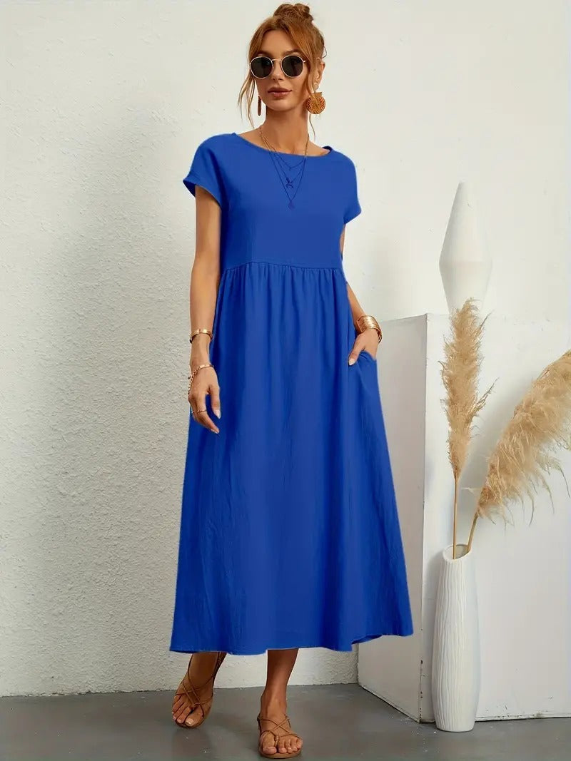 Stilla | Sommerkjole Med Solid Taske