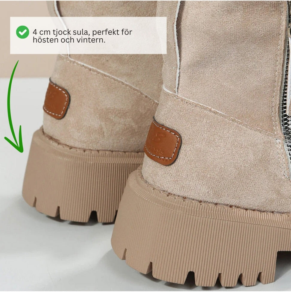 Stilla | Fodrede Støvler Suede