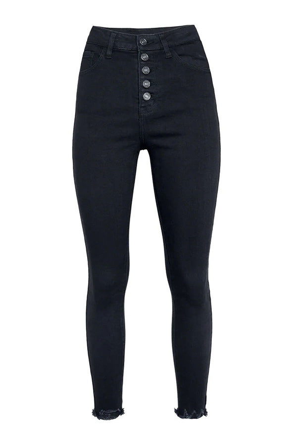 Stilla | Big Easy Button Høj Talje Skinny Jeans