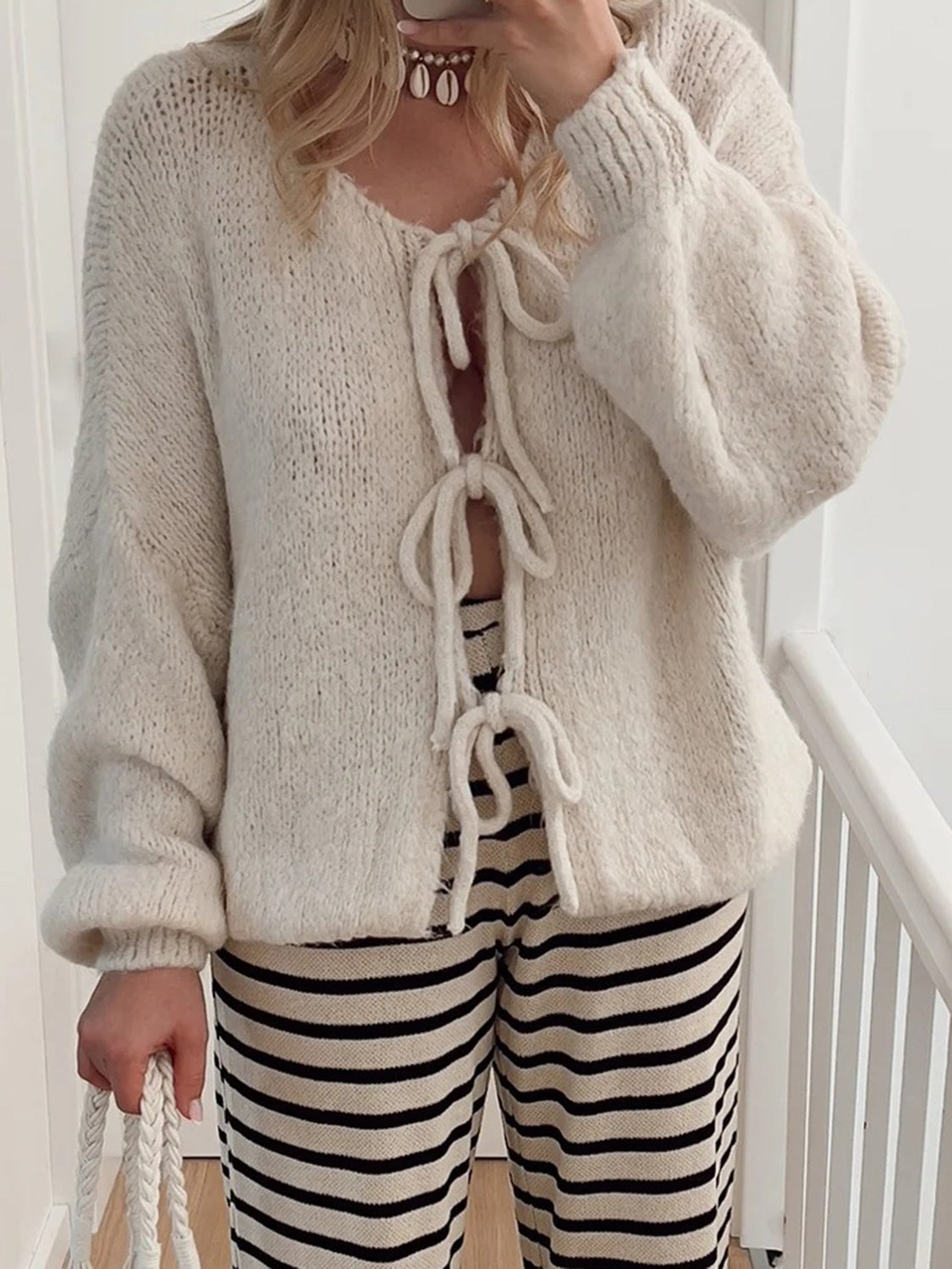Stilla | Langærmet Dropped Shoulder Cardigan
