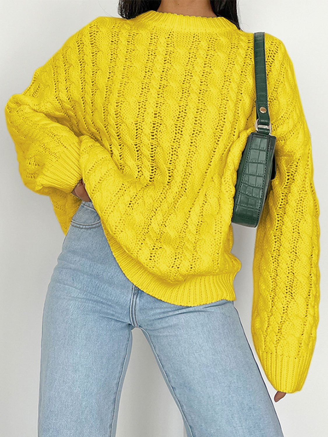 Stilla | Rund Ærme Kabel-Strik Sweater