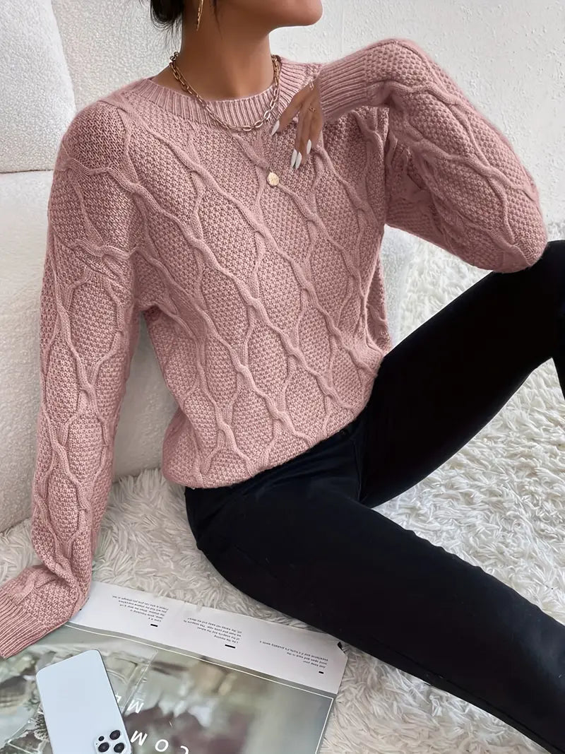 Stilla | Løs Pullover Af Tvistet Strik
