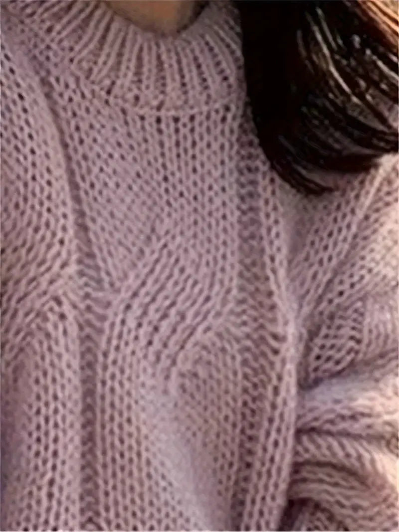 Stilla | Pullover Af Tykt Strik