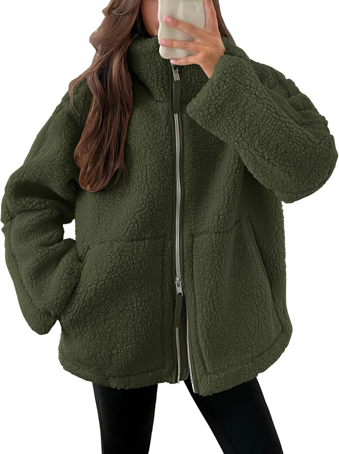 Stilla | Cosy Zip up Teddy Fleece Jakke Trøje