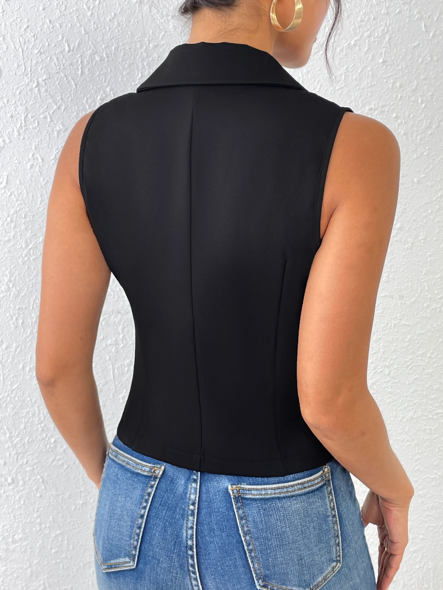 Stilla | Stilfuld Enkel Knap Gilet