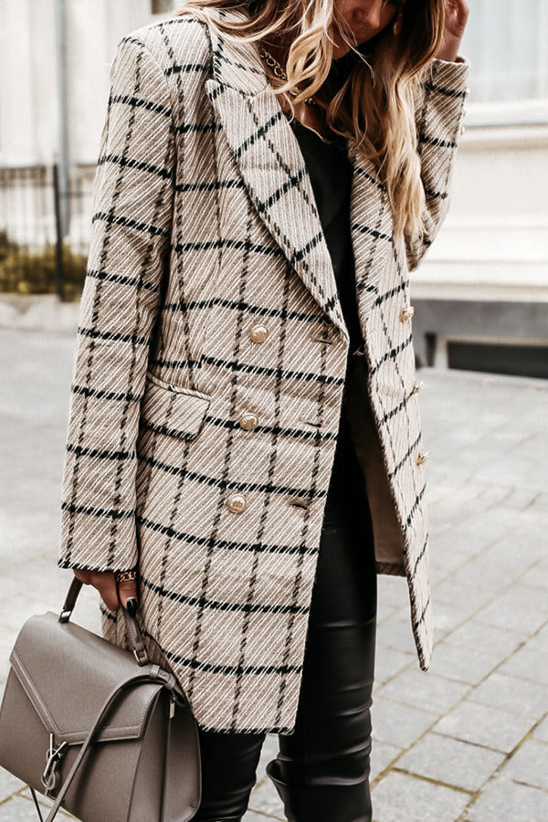 Stilla | Making Statements Plaid Tweed Blazer