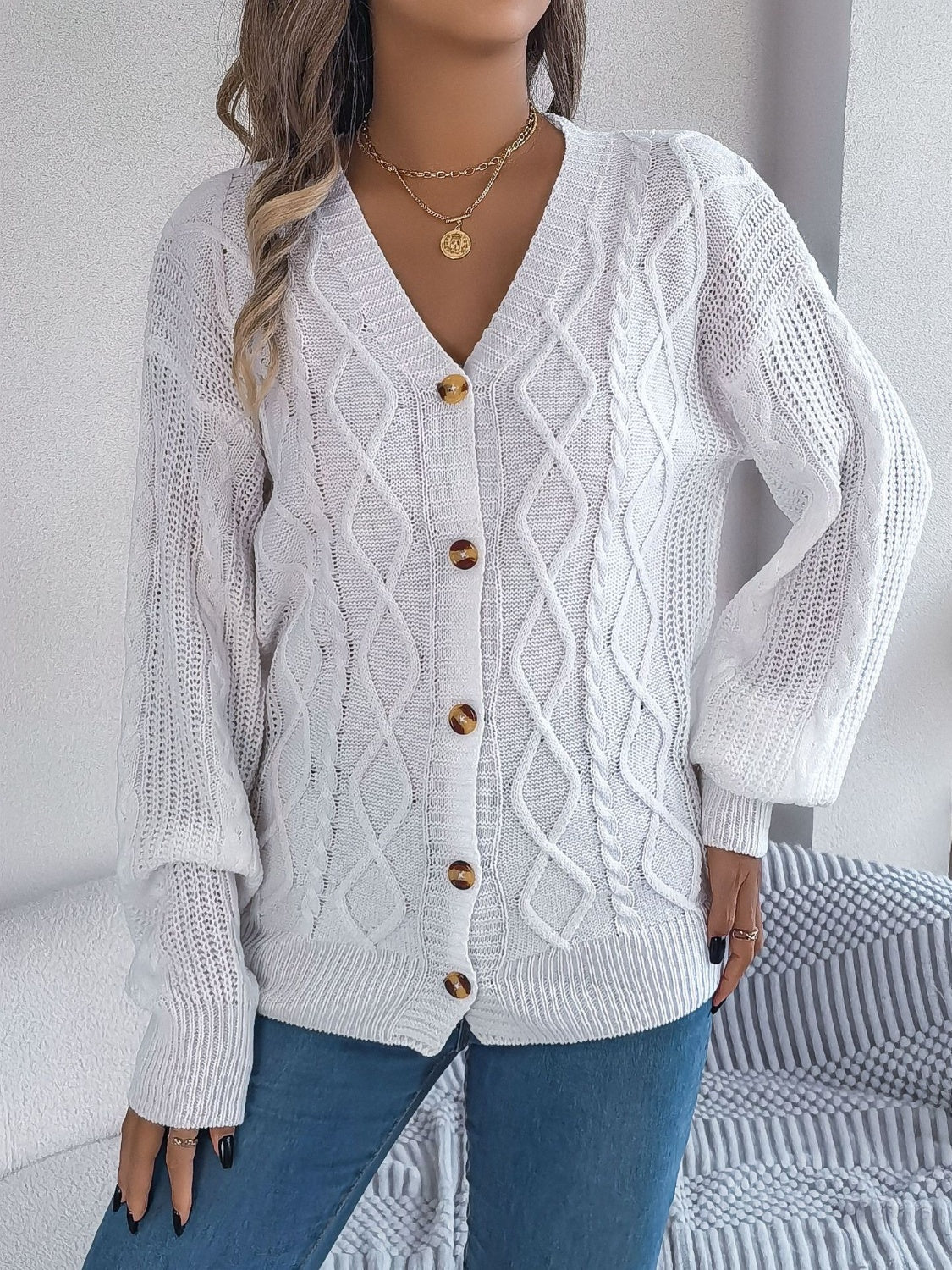 Stilla | Strik Langærmet Cardigan