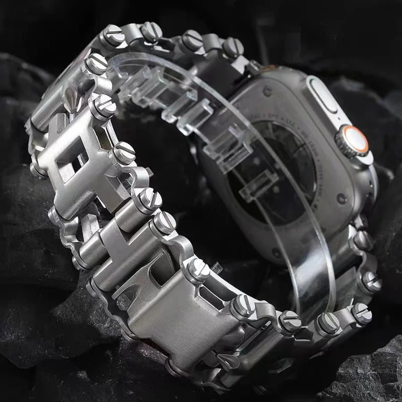 Stilla | Steel 4 i 1 Apple Watch Band