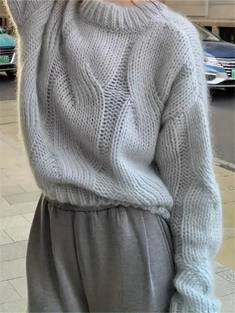 Stilla | Pullover Af Tykt Strik