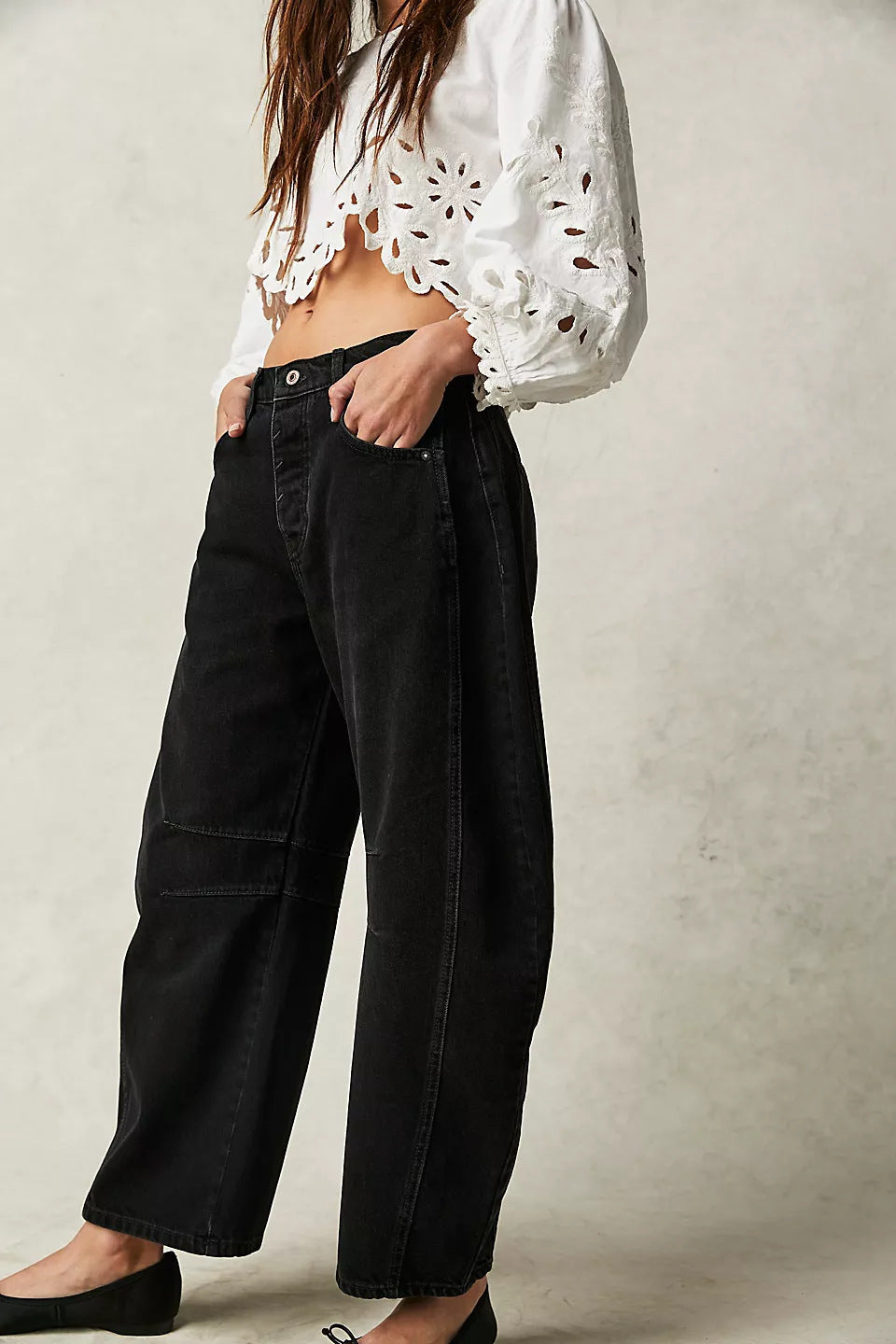 Stilla | Mid|Rise Barrel Jeans