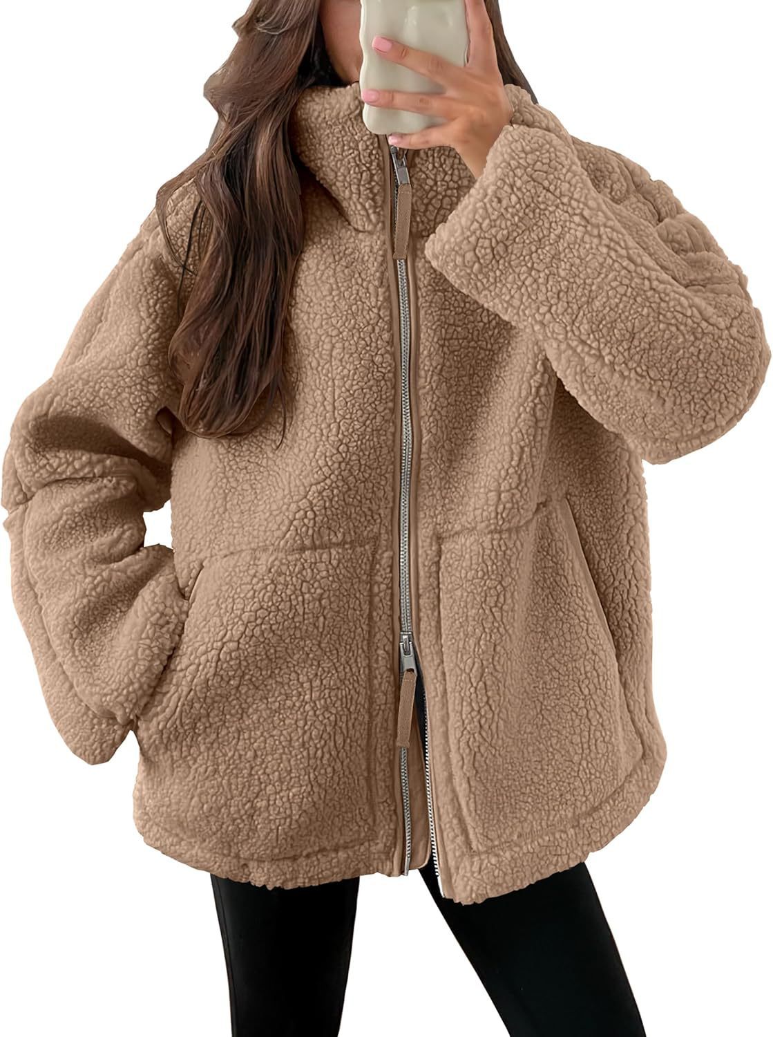 Stilla | Cosy Zip up Teddy Fleece Jakke Trøje