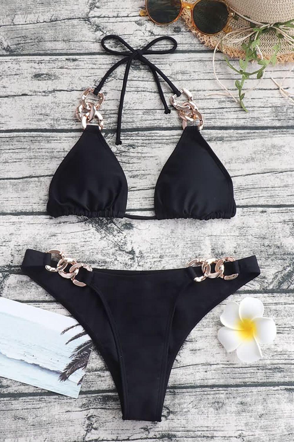 Stilla | Detalje Bundet Halterneck Bikini Sæt