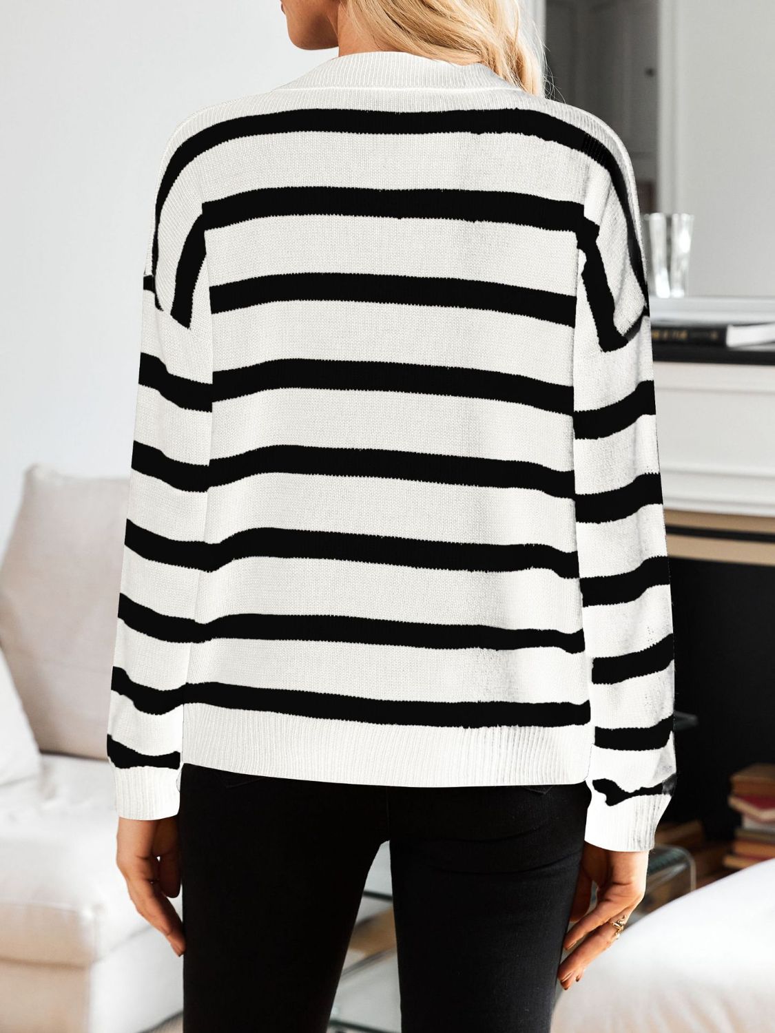 Stilla | Mange Stribede Langærmede Sweaters Med Johnny Krave
