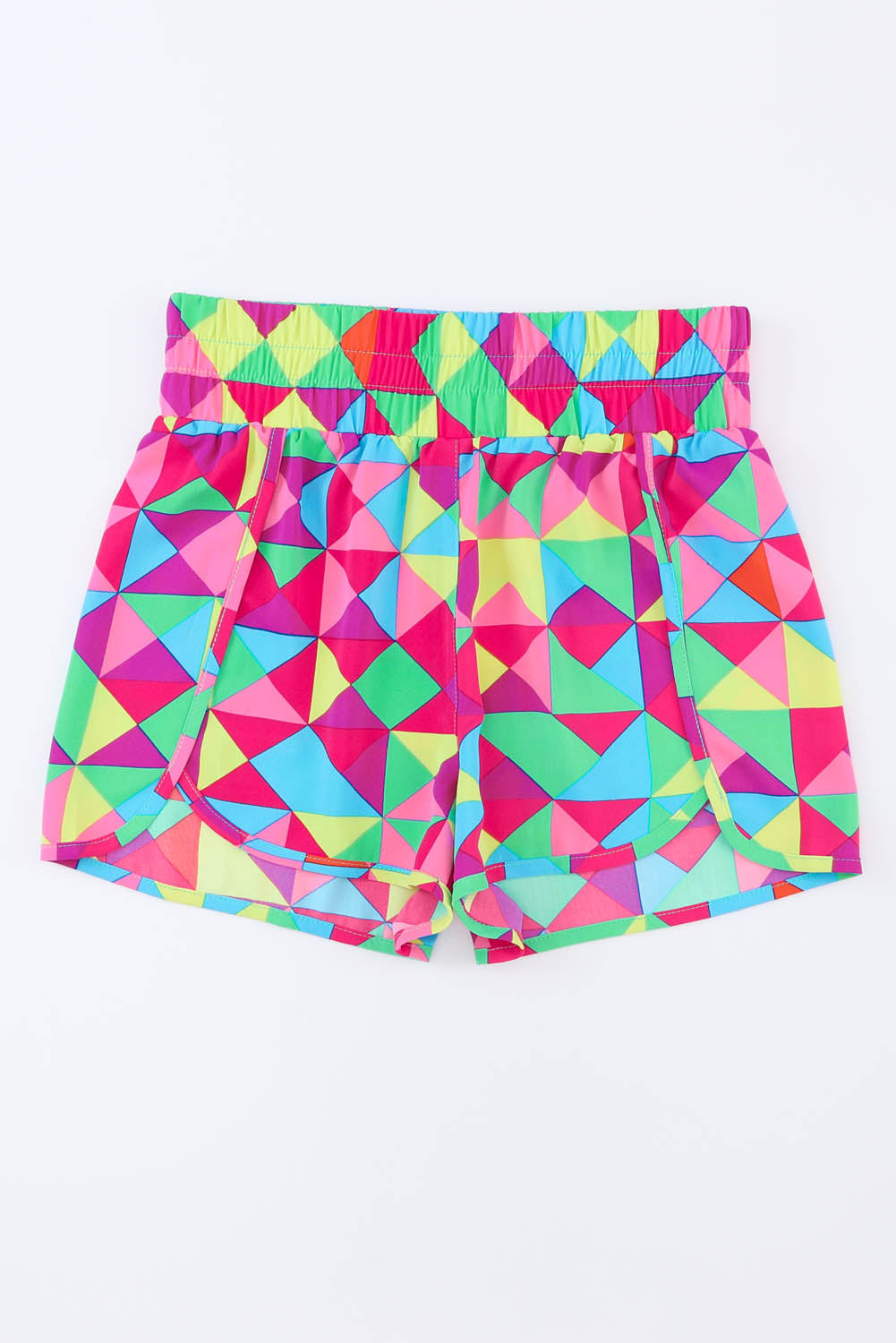 Stilla | Blok Elastisk Talje Shorts