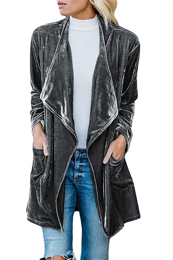Stilla | Veste Lang Velour Vest