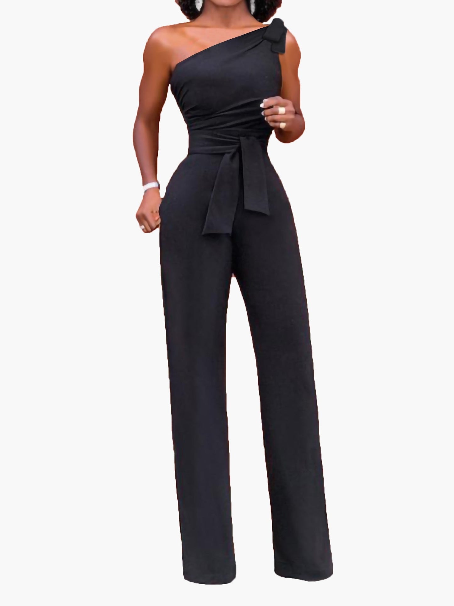 Stilla | Kvinders Playsuits Én Skulder Snøre Playsuits