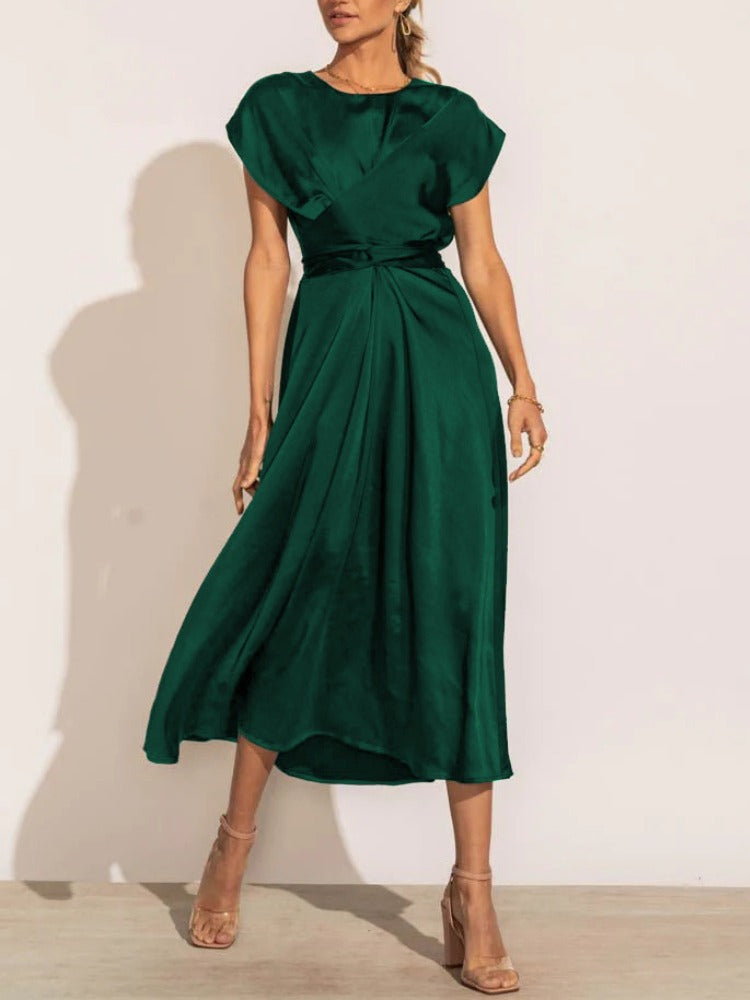 Stilla | Elegant Kjole Med Flot Drapering Til En Sofistikeret Stil