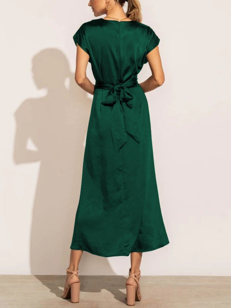 Stilla | Elegant Kjole Med Flot Drapering Til En Sofistikeret Stil