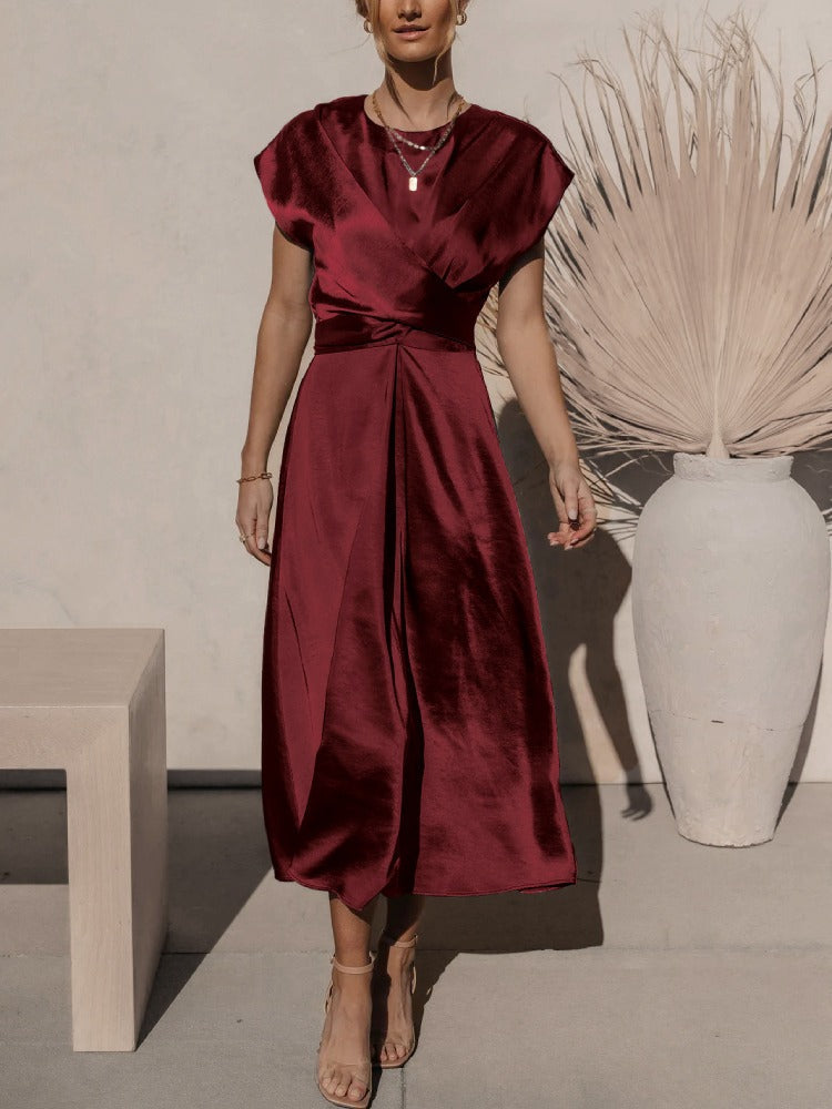 Stilla | Elegant Kjole Med Flot Drapering Til En Sofistikeret Stil