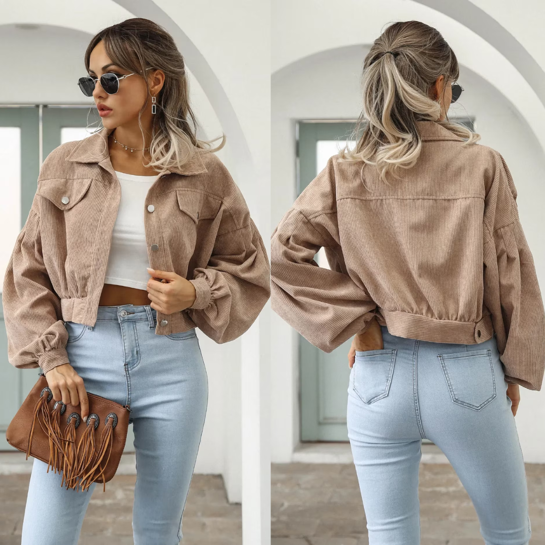 Stilla | Cropped Bomber Jakke til Kvinder