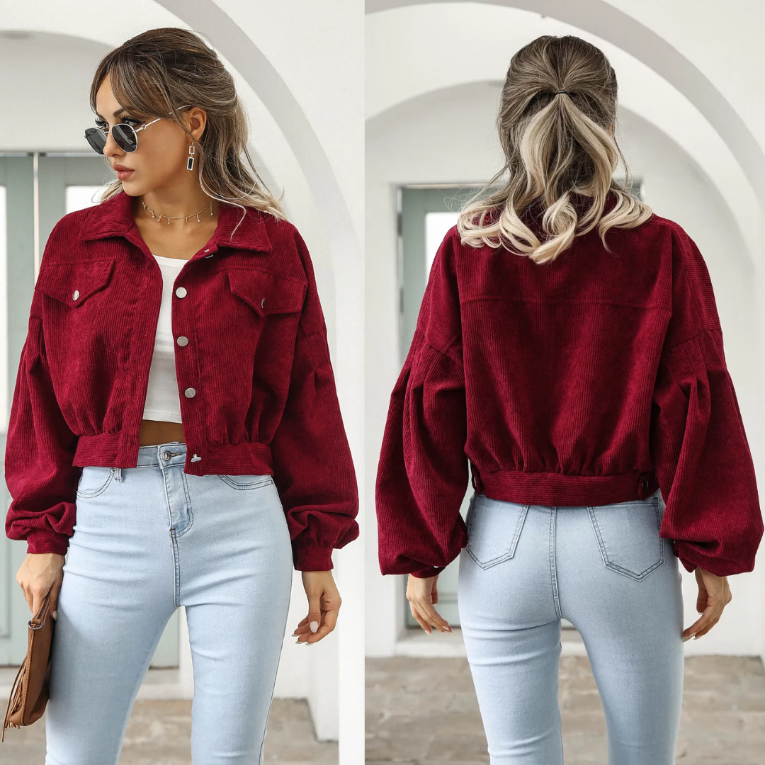 Stilla | Cropped Bomber Jakke til Kvinder