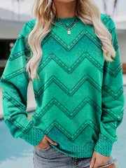Stilla | Geometrisk Cashmere Sweatshirt