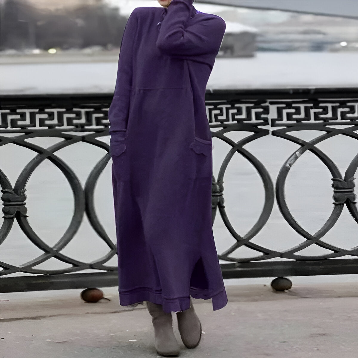 Stilla | Elegant, Super Blød Lang Kjole