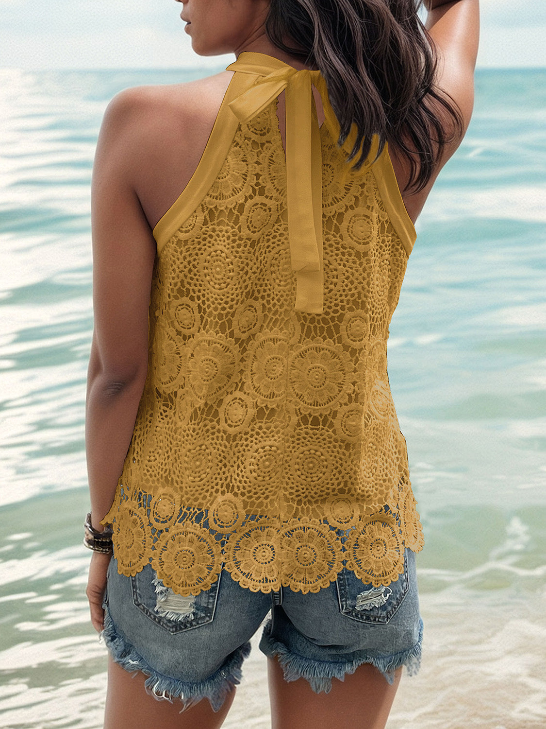 Stilla | Bundet Mock Neck Tank