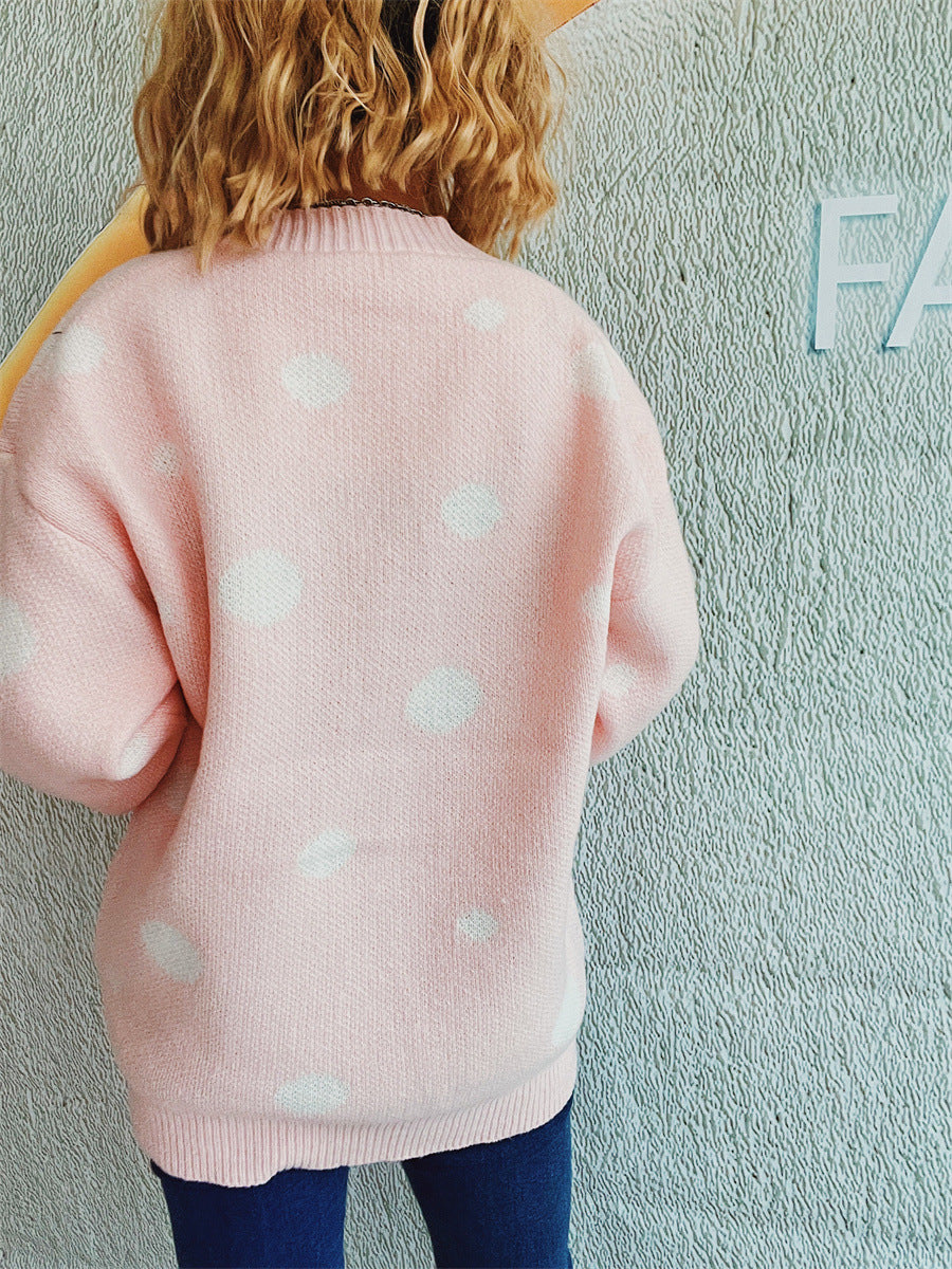 Stilla | Dot Button Up Cardigan