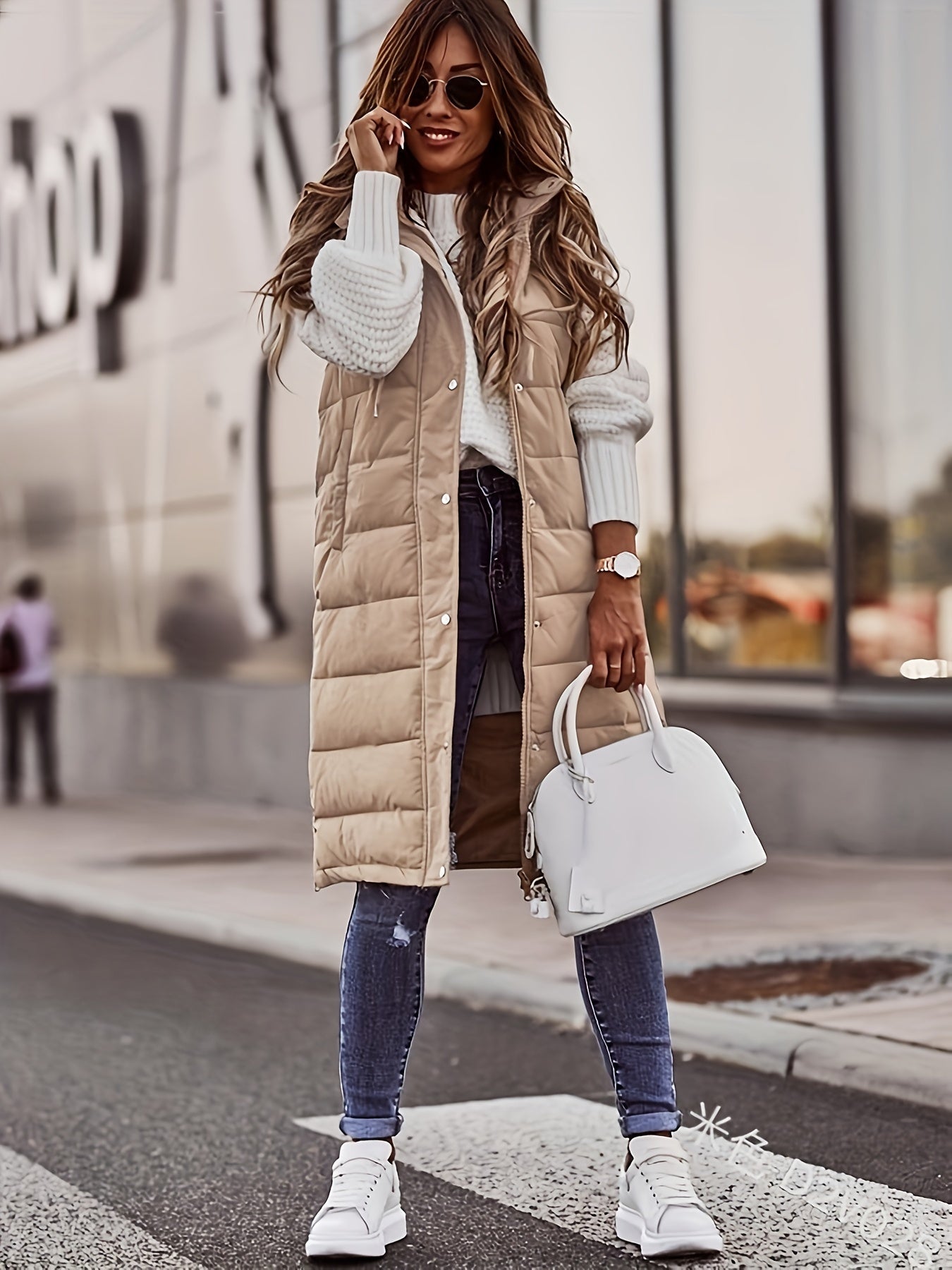 Stilla | Lange hoodie vest til kvinder