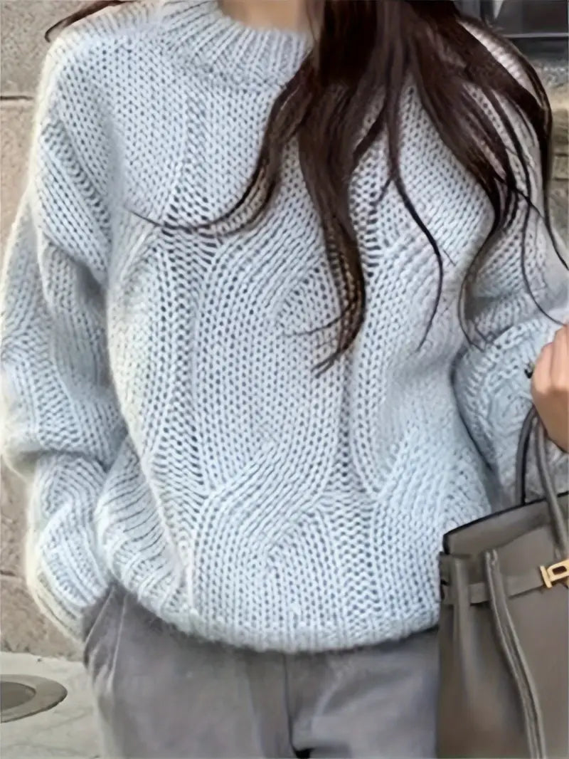 Stilla | Pullover Af Tykt Strik