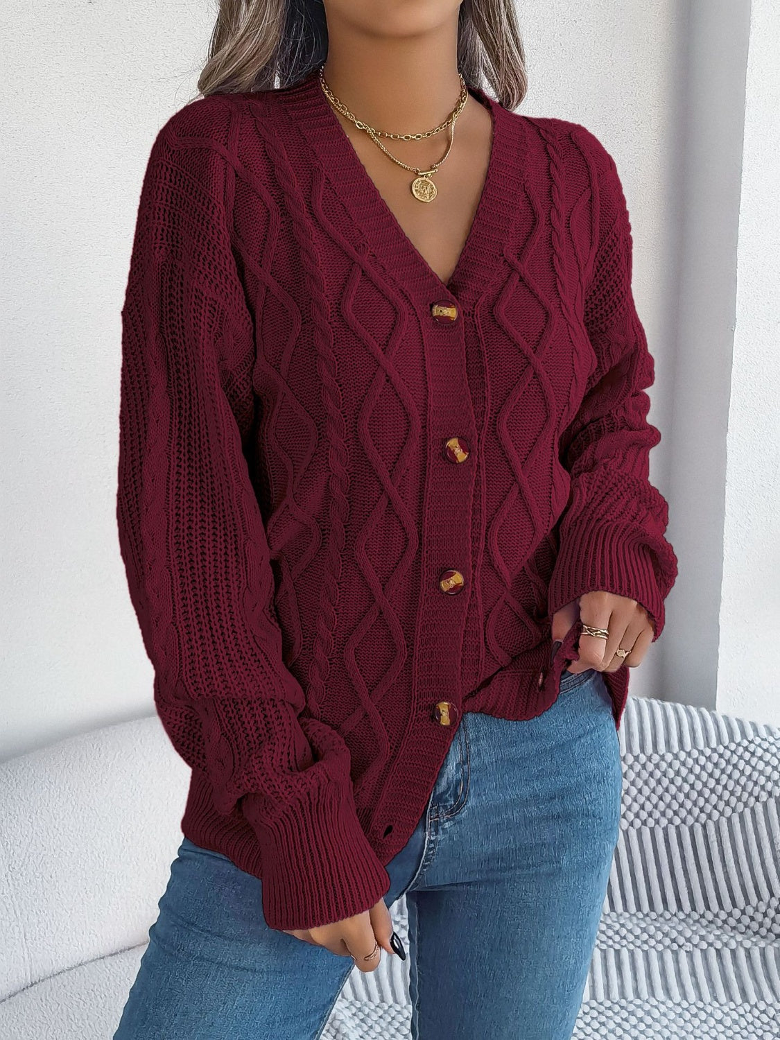 Stilla | Strik Langærmet Cardigan