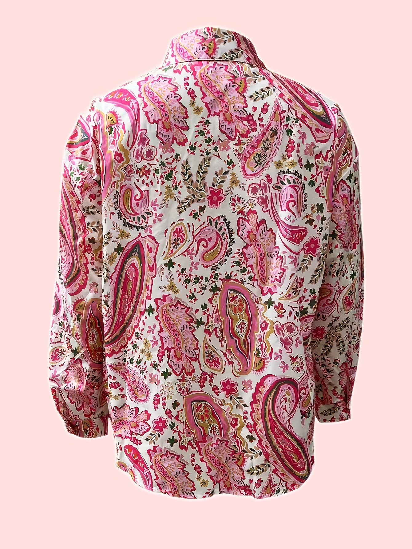 Stilla | Damebluse Med Polo Krave, Lange Ærmer, Sommer Afslappet