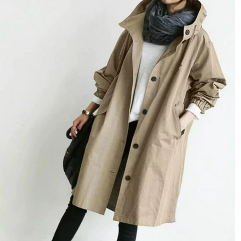 Stilla | Elegant bomulds trench