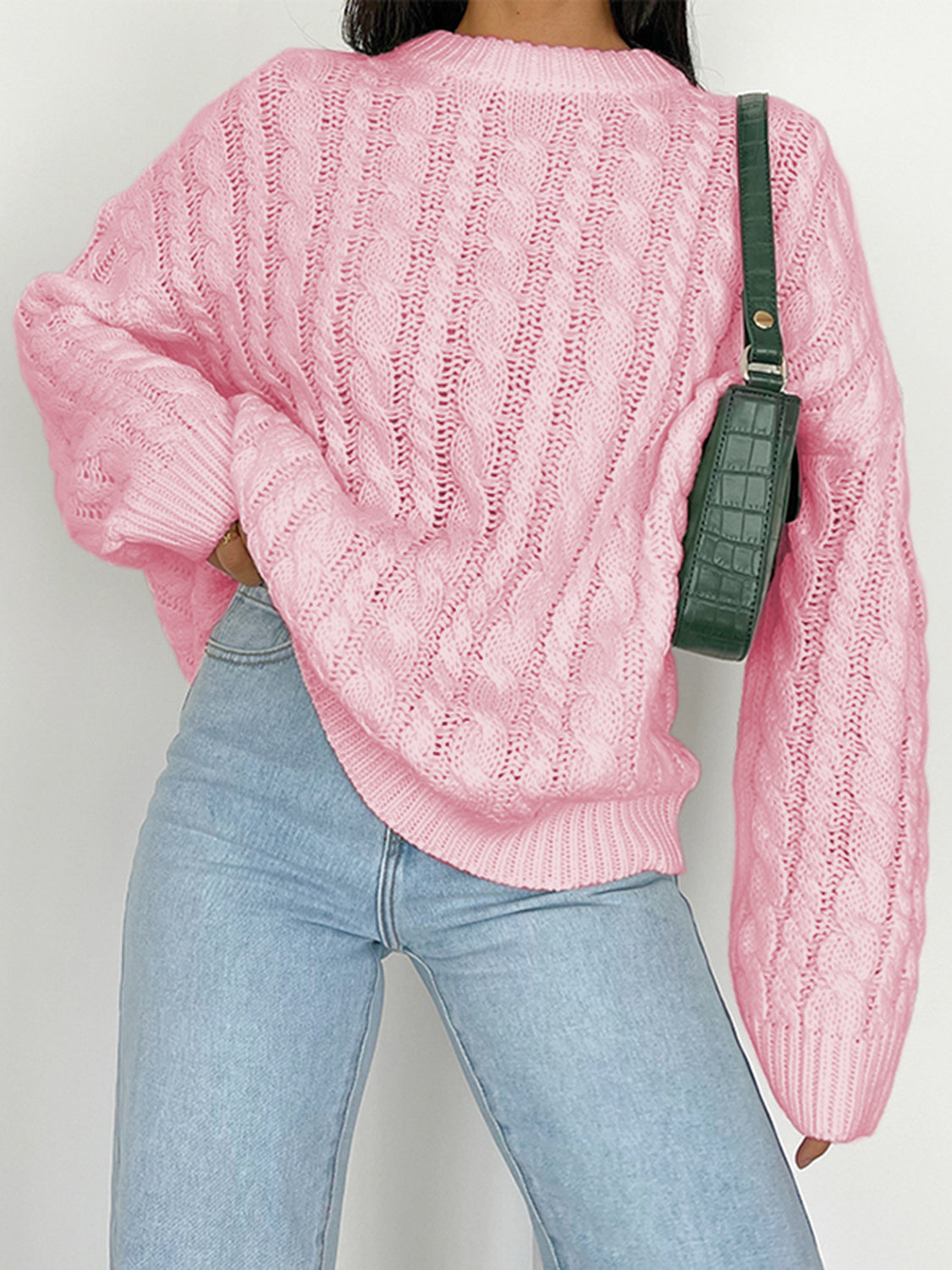 Stilla | Rund Ærme Kabel-Strik Sweater