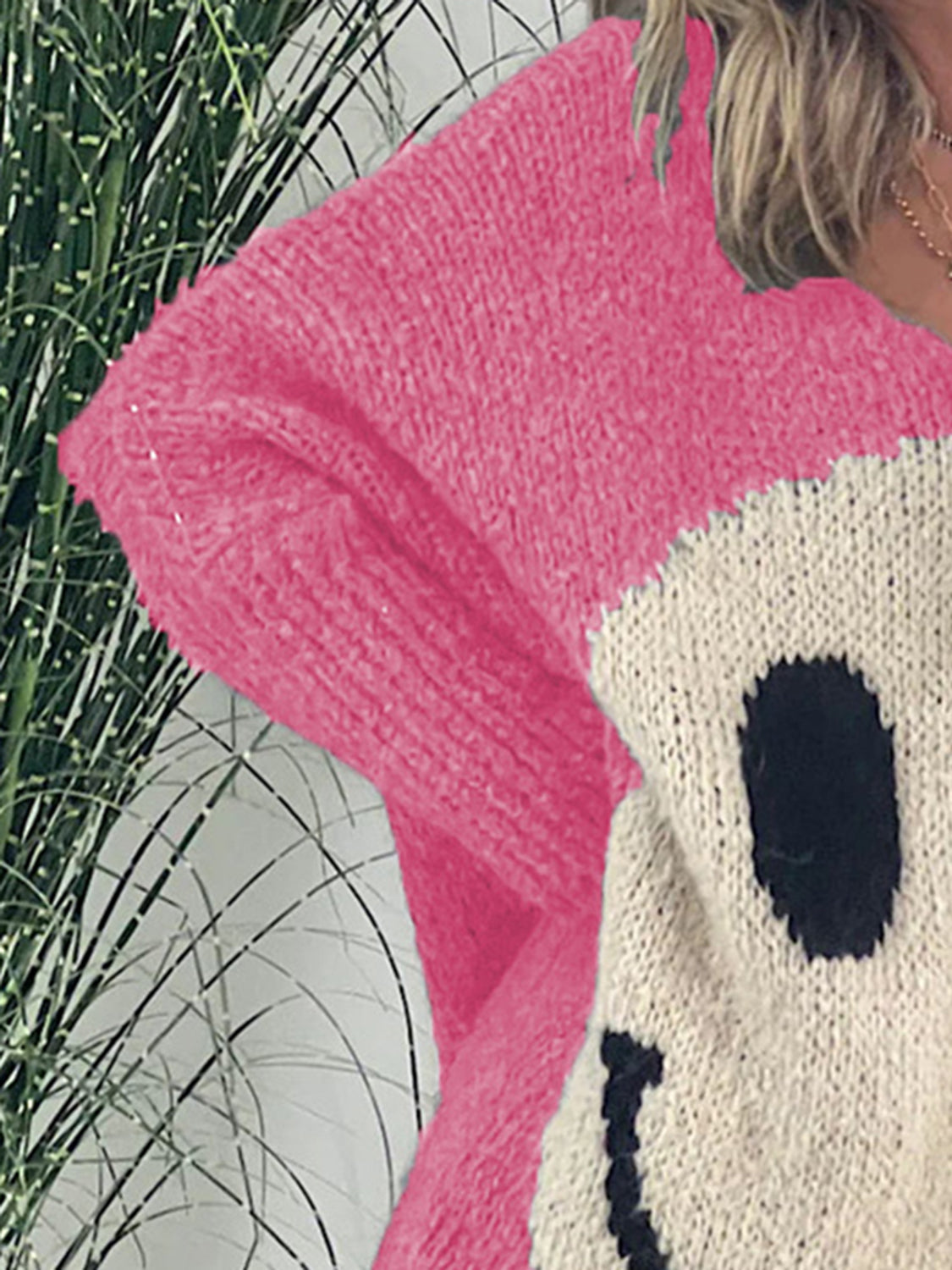 Stilla | Face V-Hals Lange Ærmer Sweater