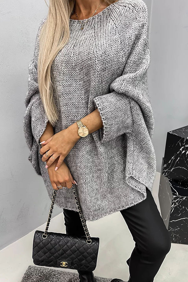 Stilla | Komfortabel Strikket Poncho
