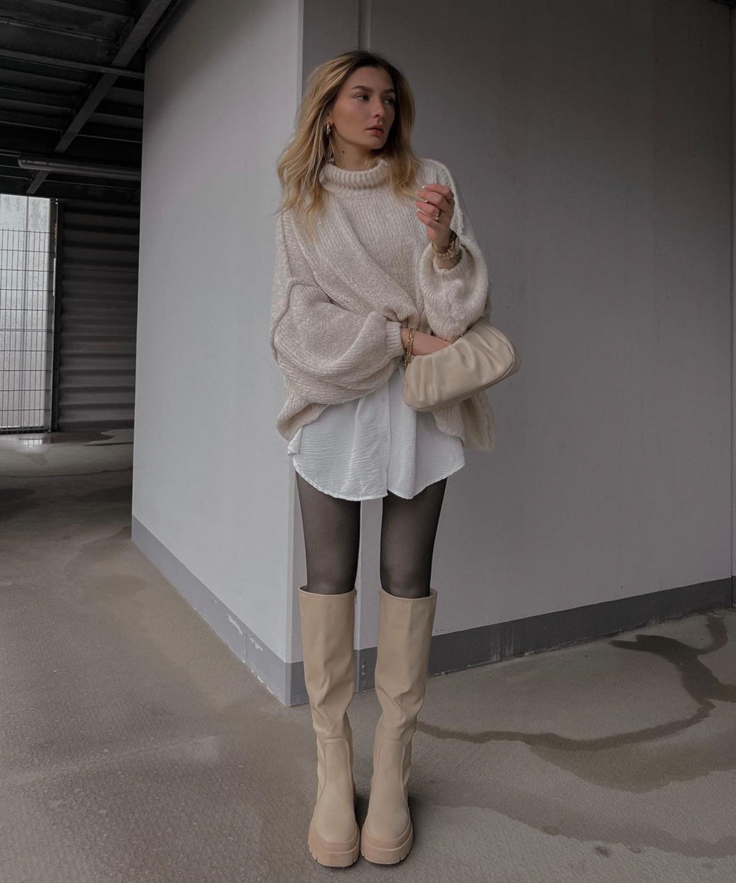 Stilla | Elegant Bluserock Hvid