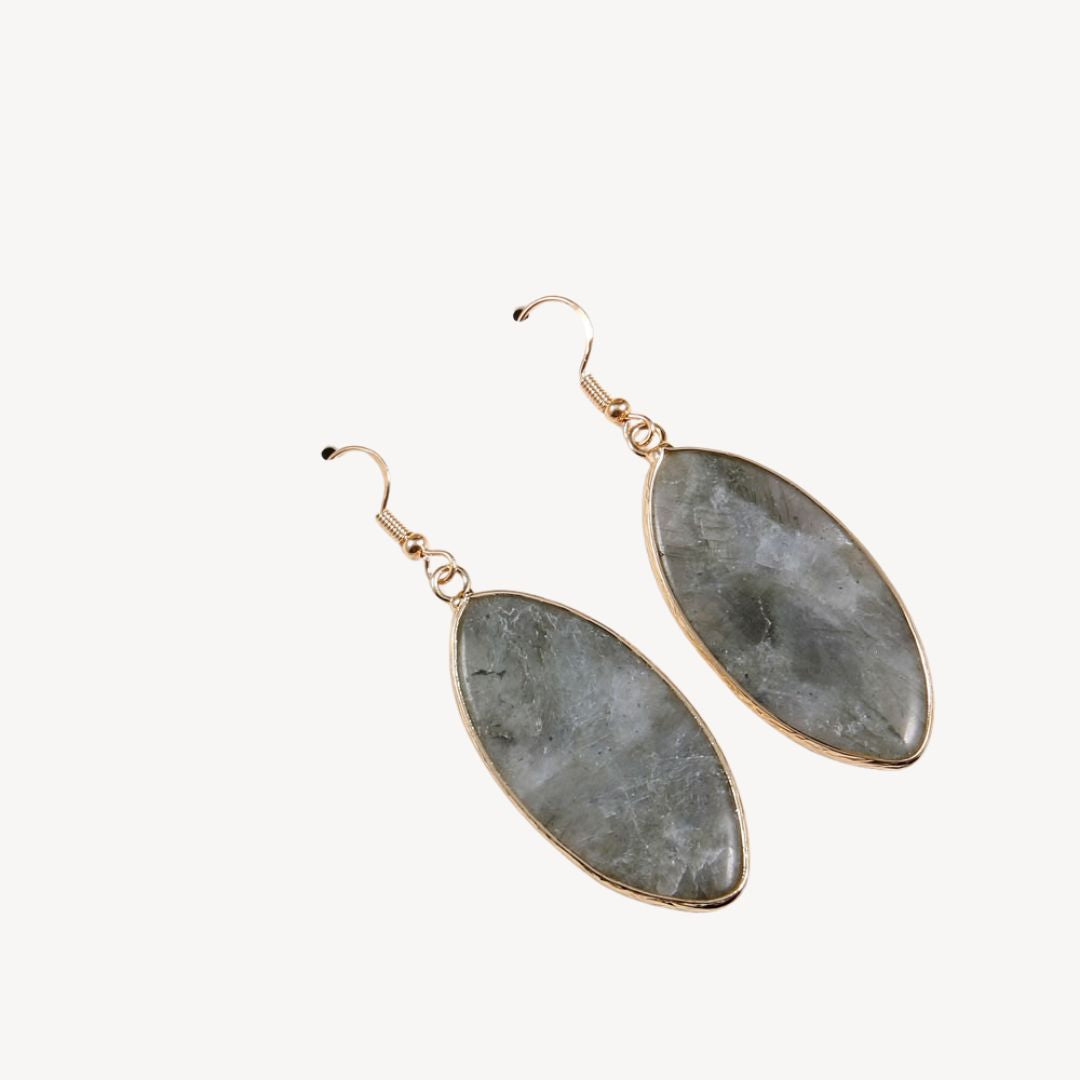 Stilla | Gemstone Drop Øreringe