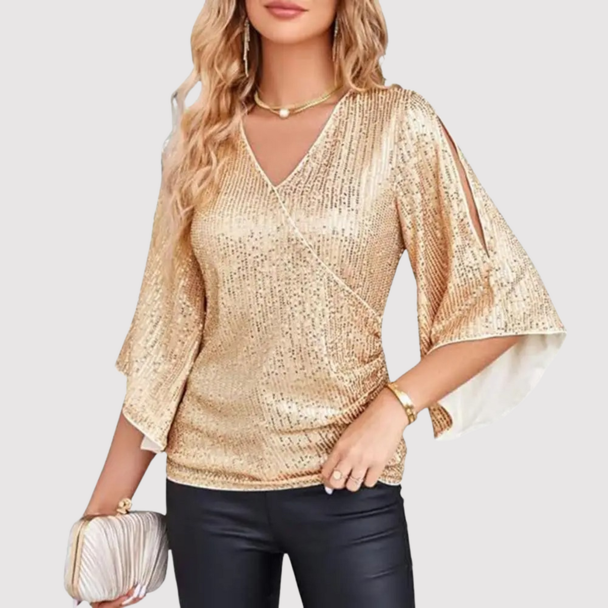 Stilla | Elegante Paillet Top