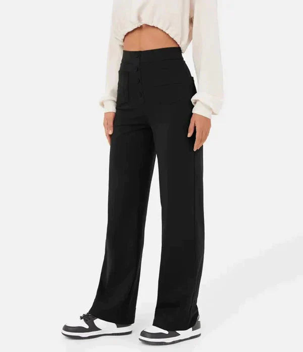 Stilla | Dame Button Down Bukser