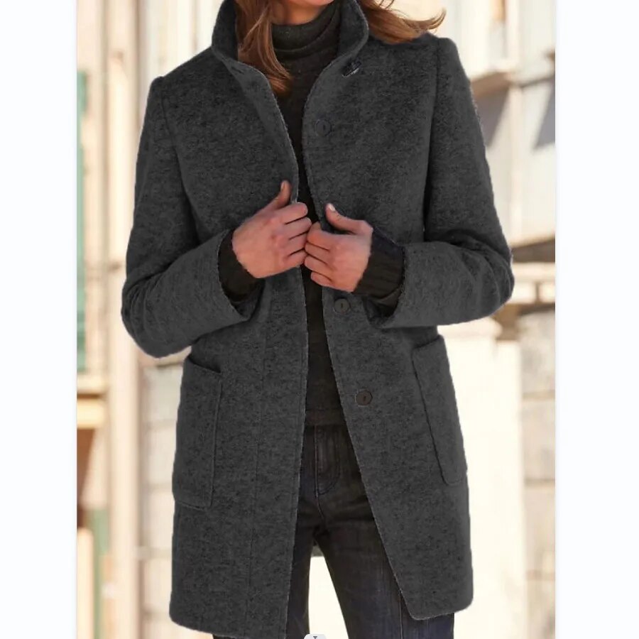 Stilla - Elegant Uld Frakke