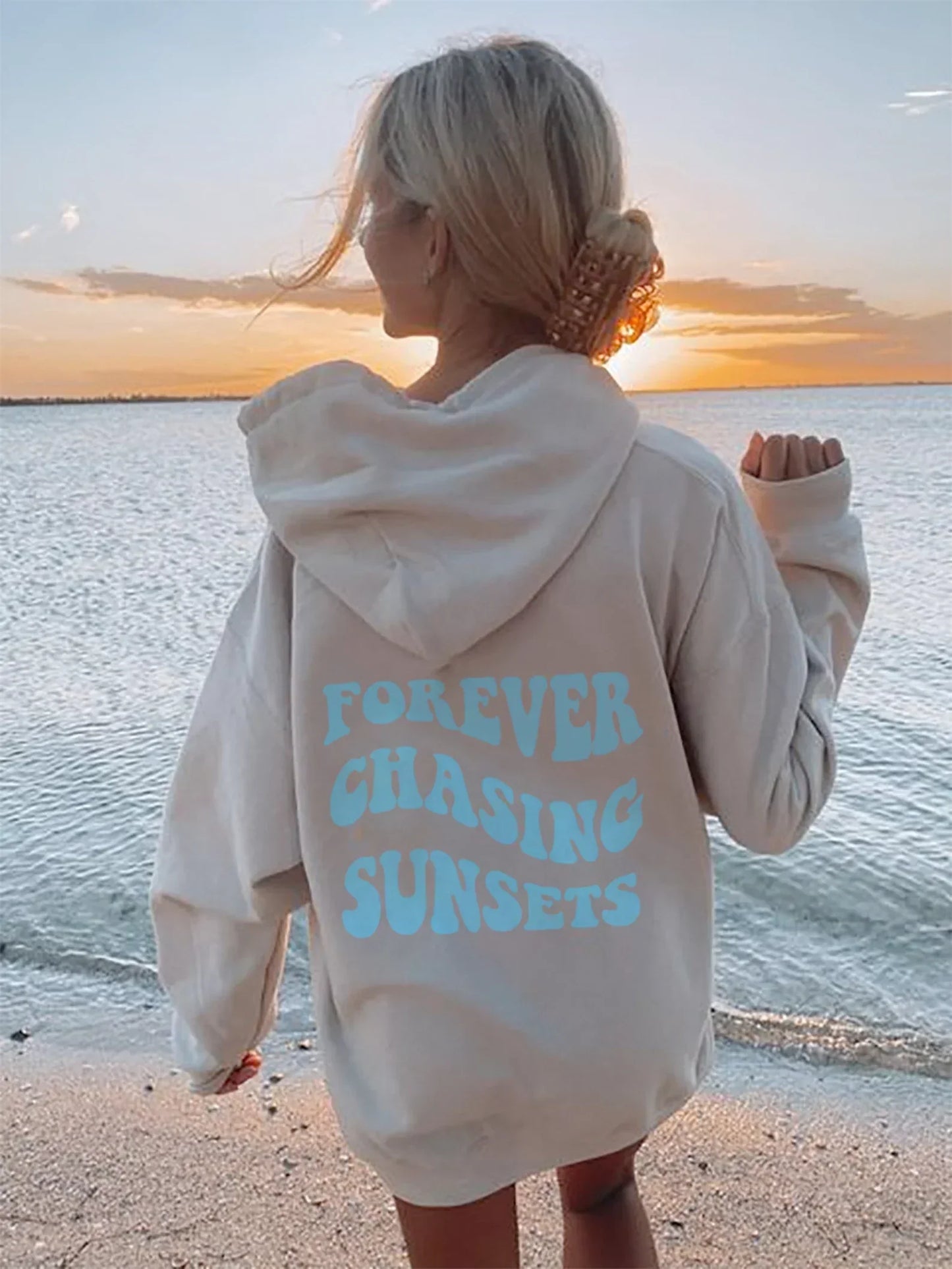 Stilla | Stilfuld Trendy Hoodie Med Tekst