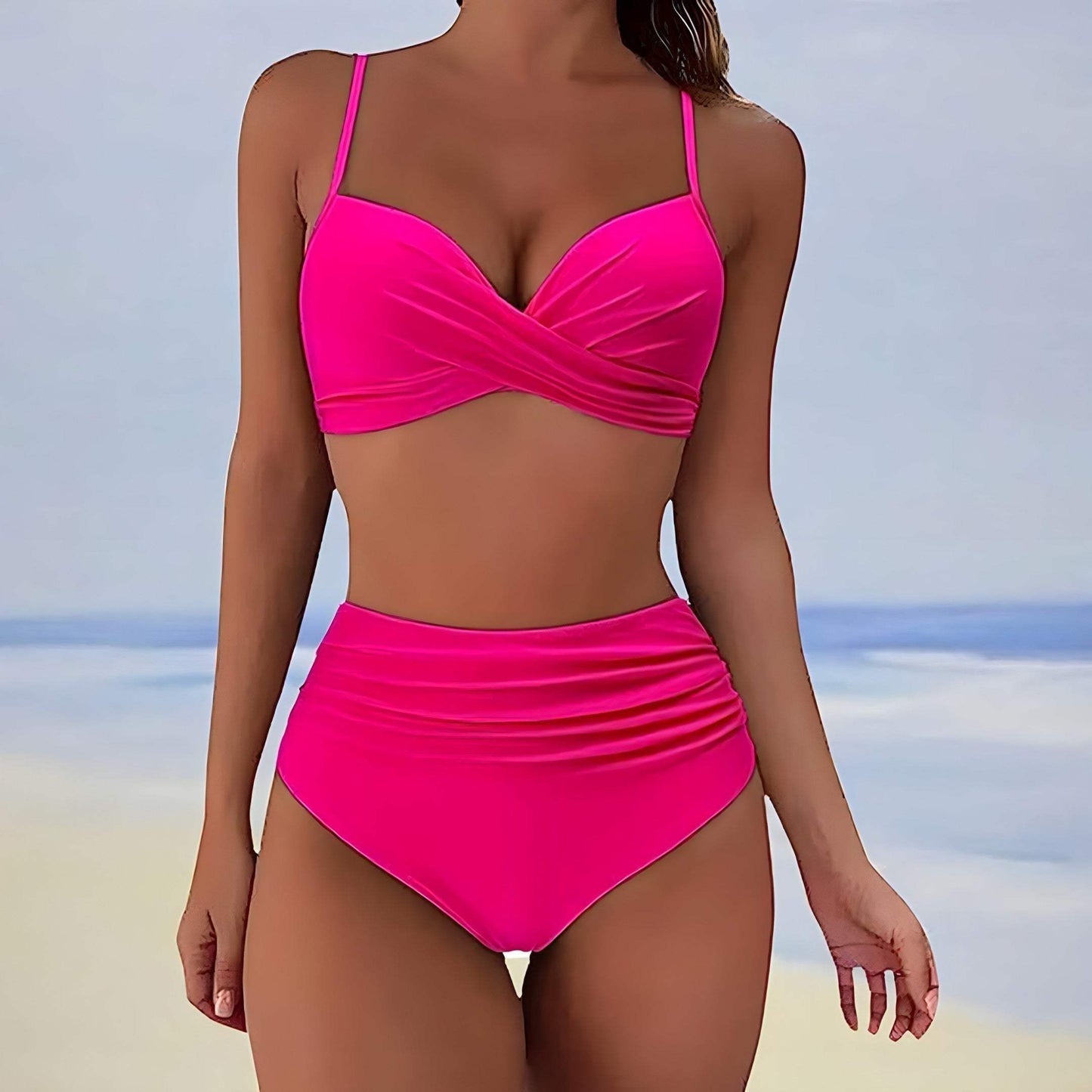 Stilla | Kvinders Bikini Crossover Top Legesyg Effek